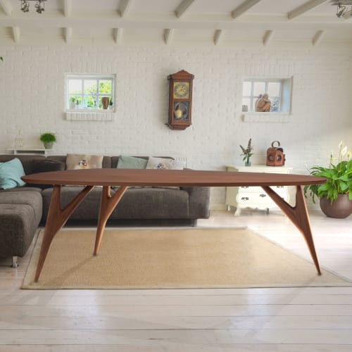 Ted Mahogany – Contemporary Mahogany Dining Table | Tables by GREYGE