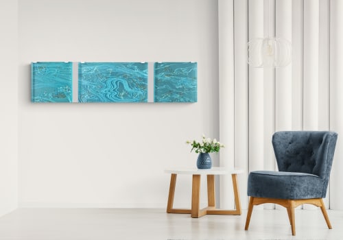 'Tidal Trouble Triptych' Wall Sculpture | Wall Hangings by Marcia Stuermer