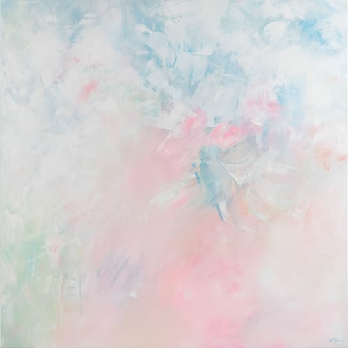 Bouncing Off Clouds | Oil And Acrylic Painting in Paintings by Dana Mooney Art
