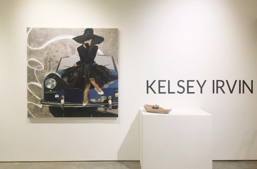 Paris, She Said | Paintings by Kelsey Irvin | exhibit by aberson in Tulsa