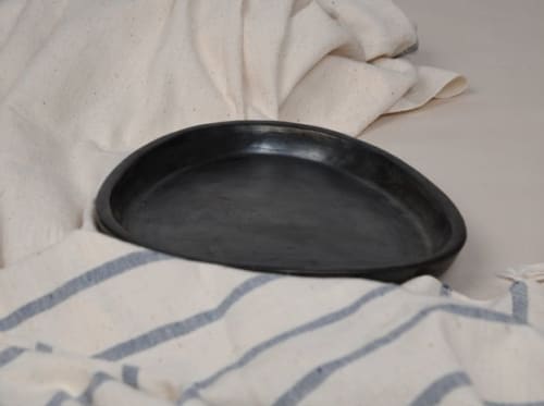 Longpi Pottery Side Plate - Triangle | Dinnerware by ARTISAGA PRIVATE LIMITED