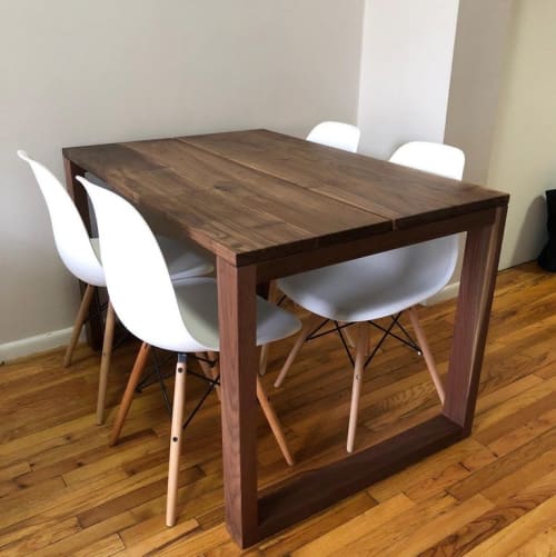 Handmade Walnut Dining Table | Tables by Foundrywood by Mats Christeen