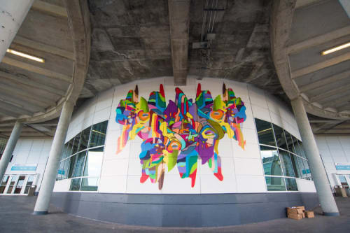Miami Dolphin’s Hard Rock Stadium | Murals by assume vivid astro focus | Hard Rock Stadium in Miami Gardens
