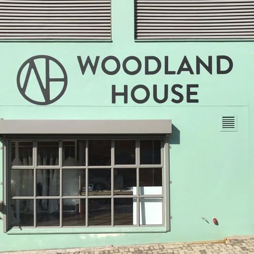 Letter Logo Sign | Signage by Cape Town Signwriting | Woodland House in Cape Town