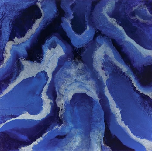 Private Collection:  Jewel of Capri Original Resin | Oil And Acrylic Painting in Paintings by MELISSA RENEE fieryfordeepblue  Art & Design