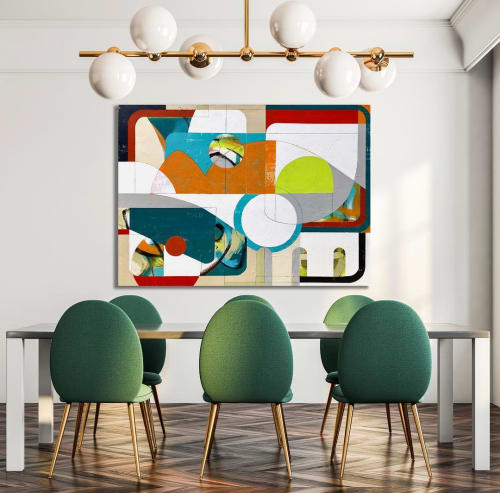 In The Groove | Mixed Media by TS ModernArt Studio