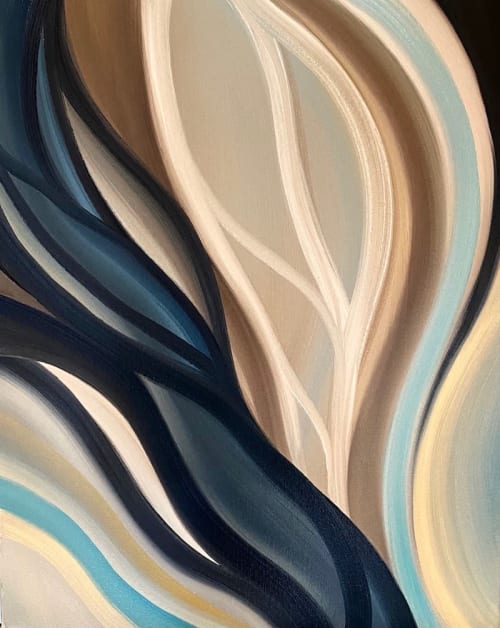 Equinox | Oil And Acrylic Painting in Paintings by Laura Blue Art