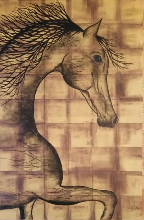 Beauty in motion | Mixed Media by Liz Johnston