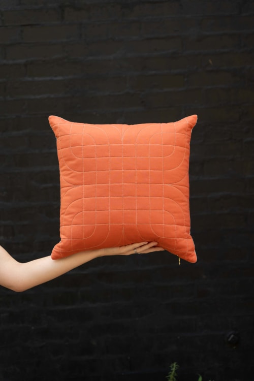 Bangkok Pillow - Terracotta | Pillows by Vacilando Studios
