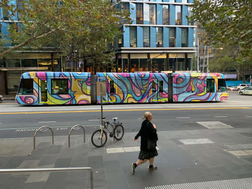 Melbourne Art Tram | Street Murals by Ruskidd