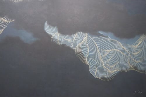 Hidden in the Light’s Shadow | Oil And Acrylic Painting in Paintings by Tracie Cheng