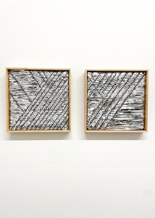 Gate keepers Series - Diptych - Small | Wall Sculpture in Wall Hangings by Cheyenne Concepcion