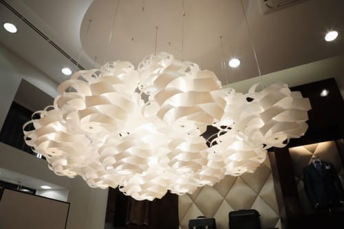 Cloud light-installation | Lamps by Linea Zero | Tombolini Boutique in Milano