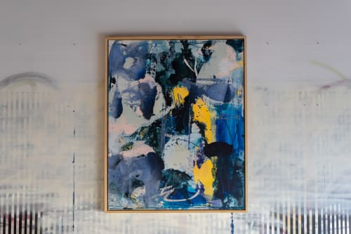 Blue Berry | Oil And Acrylic Painting in Paintings by Kori Gabs