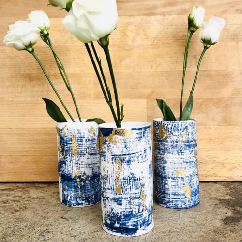 NEW PORCELAIN ABSTRACT VASE/VESSELS | Vases & Vessels by Helen Jones Ceramics