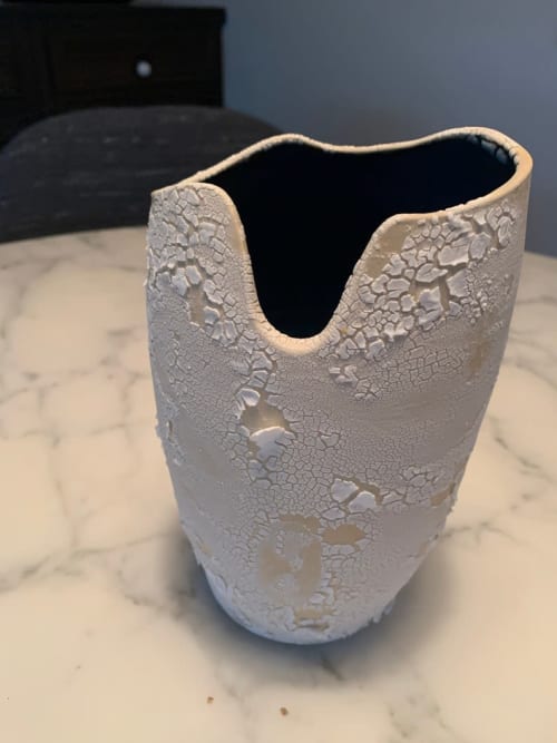 Unique Texture Vase | Vases & Vessels by Falkin Pottery
