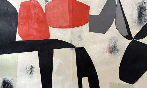 Chinese lanterns  - diptyche | Mixed Media by Vikki Drummond