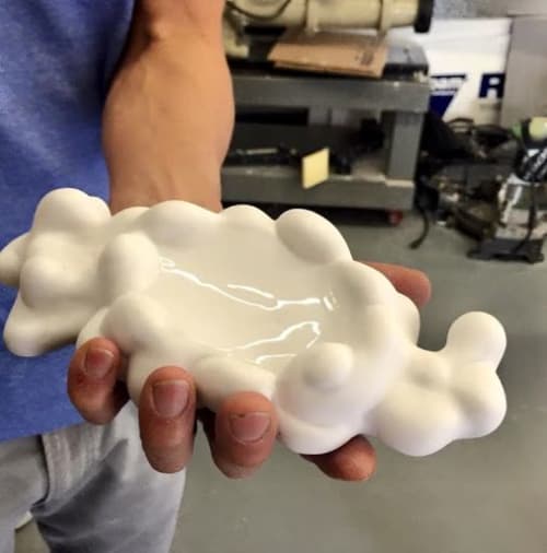 Cloud Bubble Dish | Ceramic Plates by Sam Chung