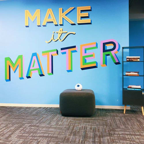 Make It Matter | Murals by REBECCA BARBOUR | 360training in Austin