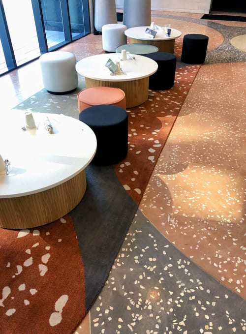 CUSTOM Multi Rug Project | Area Rug in Rugs by Emma Gardner Design, LLC | Hotel Indigo Williamsburg - Brooklyn in Brooklyn