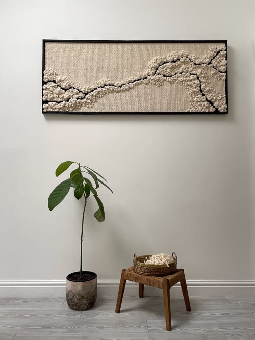 Woven wall art frame (Gorge 004) | Wall Hangings by Elle Collins