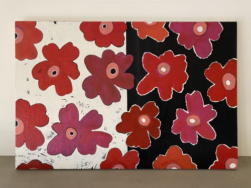 Untitled - Acrylic on Canvas | Oil And Acrylic Painting in Paintings by Alicia Dunn