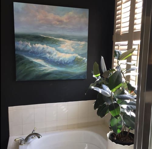 Master Bath | Paintings by Diane Larson Fine Art
