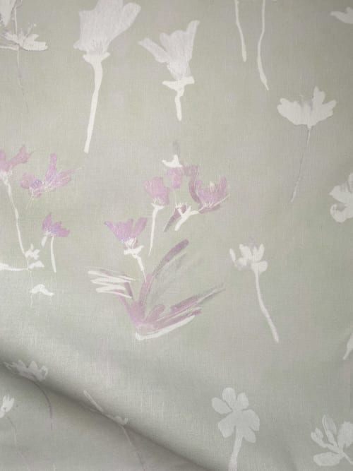 Desert Flowers - Sage Fabric | Curtains & Drapes by BRIANA DEVOE