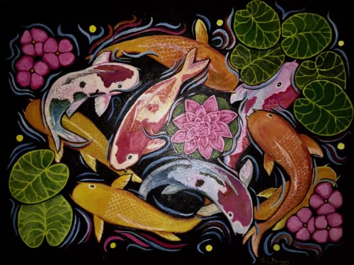 My Koi | Paintings by Vic L.Bicomong