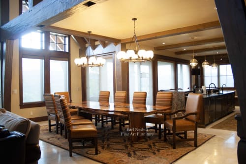 Slab Dining Table | Tables by Earl Nesbitt Fine Furniture LLC