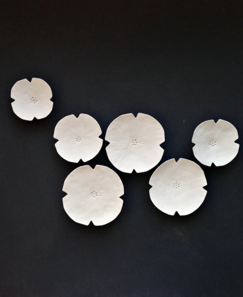 Six Graces | Wall Sculpture in Wall Hangings by Elizabeth Prince Ceramics