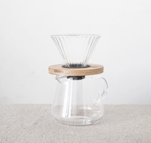 Glass Pour Over Set Drip Brewer Coffee Maker | Drinkware by Vanilla Bean