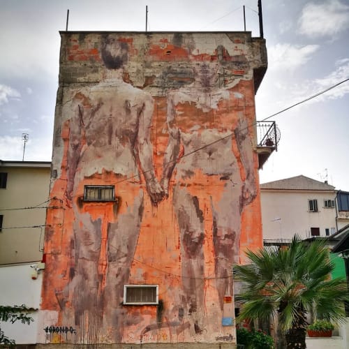 Untitled mural | Street Murals by Gonzalo Borondo