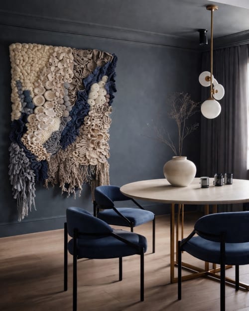 Custom large textile wall sculpture - EPITOME | Wall Hangings by Anna Baranova Art