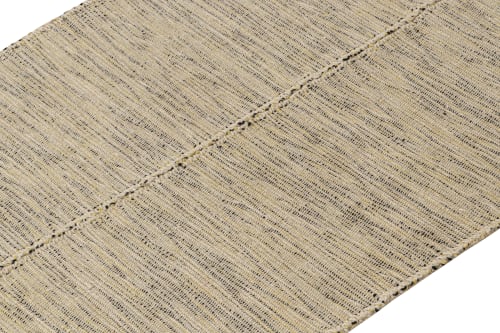 Rug & Kilim’s Contemporary Kilim Rug in Beige with Black | Rugs by Rug and Kilim