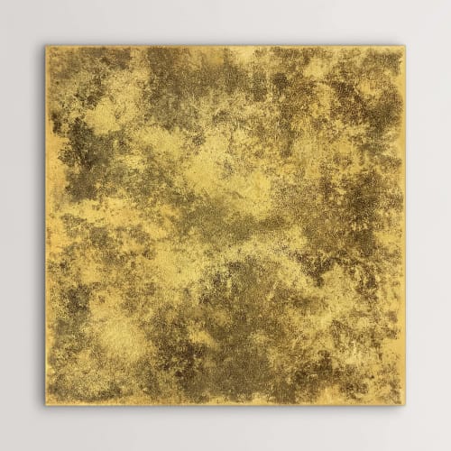 Antique Gold | Oil And Acrylic Painting in Paintings by Alessia Lu