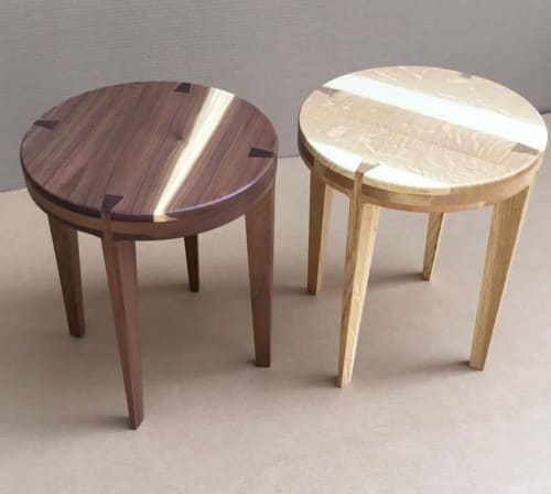 Dovetail Stools | Chairs by CraftsmansLife: Donald DiMauro Woodwork & Design