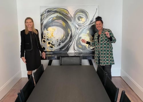 Lara Scolari Original Artwork, for Sydney Realestate Office | Paintings by Lara Scolari | Ray White Balmain in Balmain
