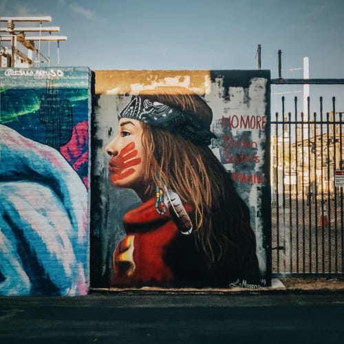 Wall Mural | Murals by La Morena's Art | The Churchill in Phoenix