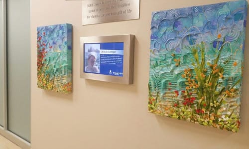 Commissioned diptych paintings | Paintings by Jeff Hanson | Saint Luke's Hospital of Kansas City in Kansas City