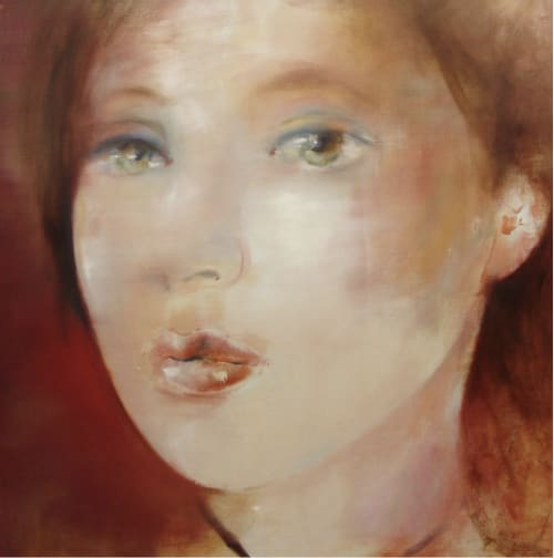 Scarlet Shadow Painting | Oil And Acrylic Painting in Paintings by Gregg Chadwick