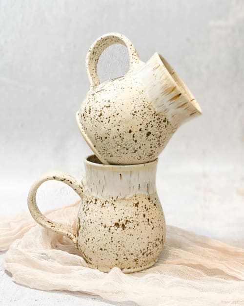 Cookies and Cream Handmade Ceramic Mug | Cups by BNCA Pottery