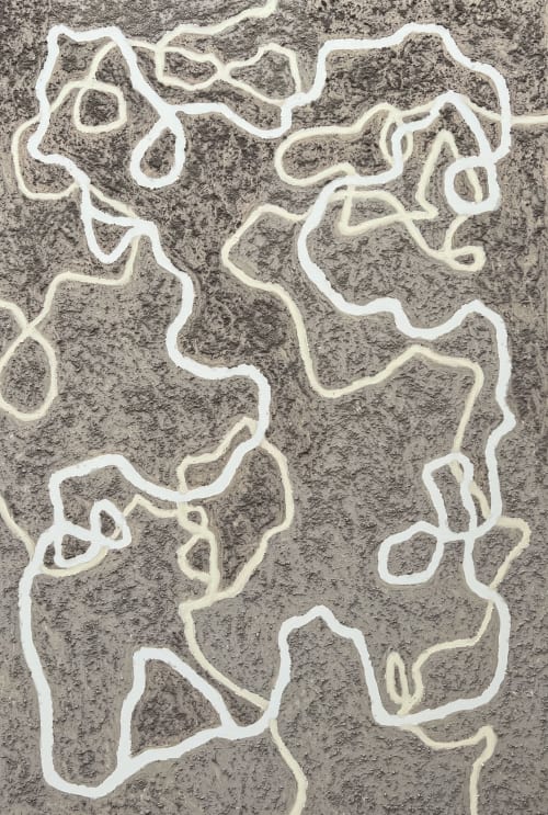 TERRA 48"x72" - Original Handmade Cofee Painting | Mixed Media in Paintings by PAR  KER made