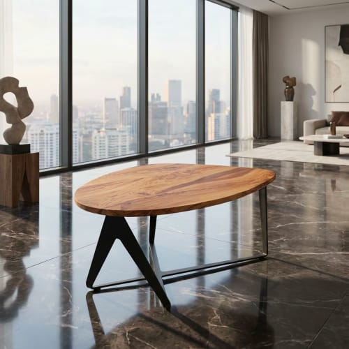Ted Coffee Olive Solid Olive Wood Coffee Table | Tables by GREYGE