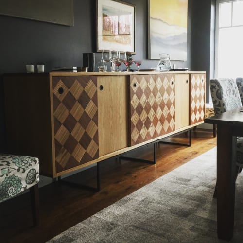 Harlequin Sideboard | Furniture by Gabriel Keith Sutton Furnituremaker