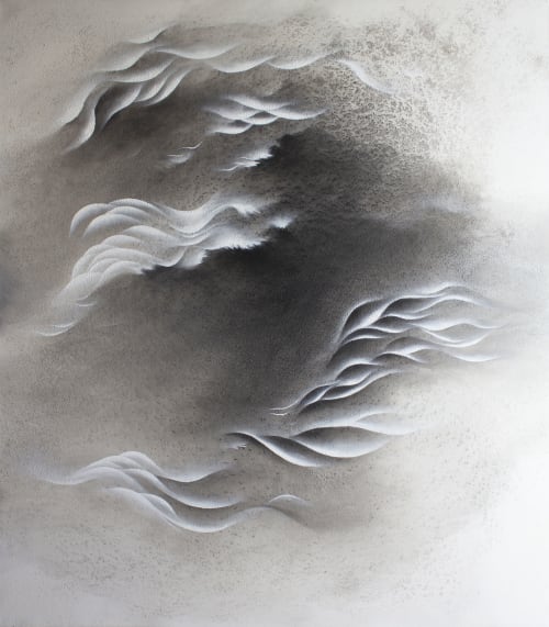 Echoes beneath | Oil And Acrylic Painting in Paintings by Francesca Borgo