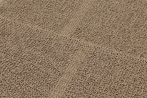 Rug & Kilim's Accent Kilim with Textural Beige and Brown | Rugs by Rug and Kilim