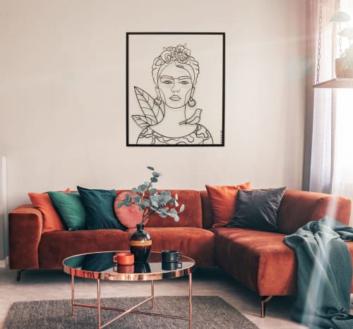 Frida kahlo by glyphs | Wall Hangings by Glyphs Design