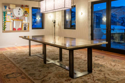 Custom expanding dining room table | Tables by Zachary Zorn Designs