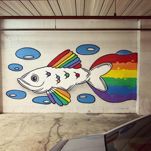 Pride Week Celebrations | Murals by Ms Snaps | Palmerston Shopping Centre in Palmerston City